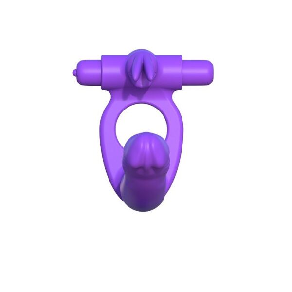 Fantasy C-Ringz Double Penetrator Rabbit — Vibrating Cock Ring — Cock Rings — view 4