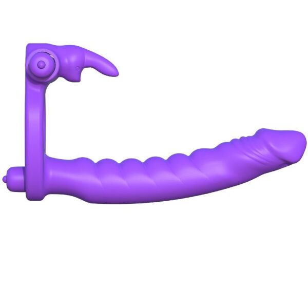 Fantasy C-Ringz Double Penetrator Rabbit — Vibrating Cock Ring — Cock Rings — view 3