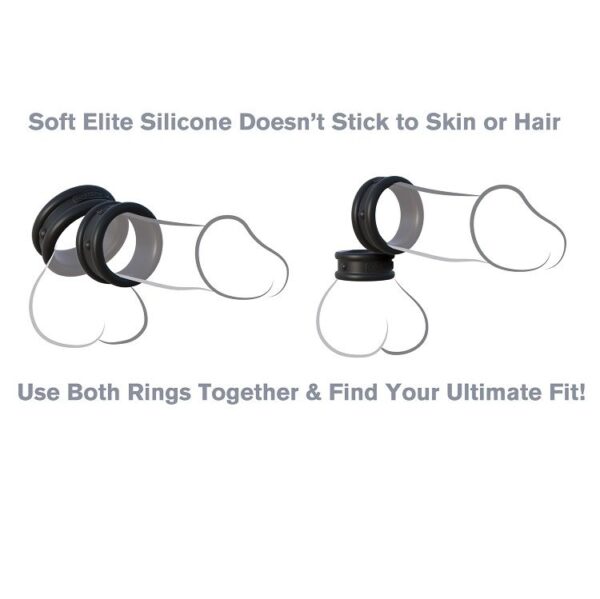 Fantasy C-Ringz Max-Width — Cock Ring Set, Silicone — Classic Cock Rings — view 3