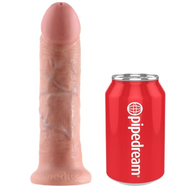 King Cock — Strap-On Dildo, Suction Cup, 20.3 cm, Flesh — Dildos — view 4
