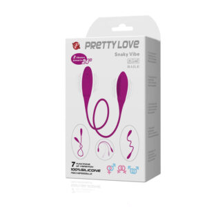 Pretty Love Snaky Deluxe — Double-Ended Dildo, Rechargeable — Dildos — view 3
