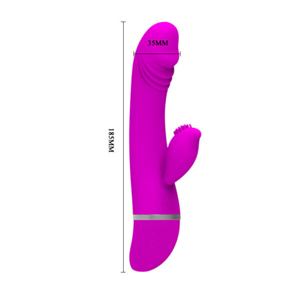 Pretty Love Flirtation David — Rabbit Vibrator, Silicone — Clitoral Stimulators — view 5