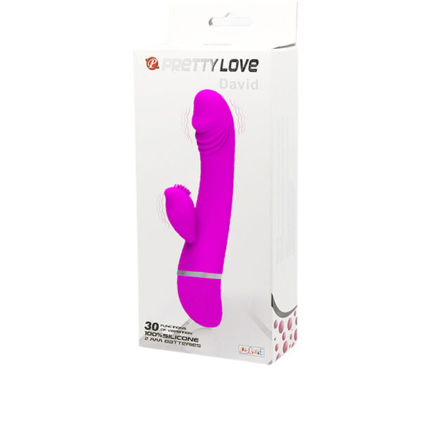 Pretty Love Flirtation David — Rabbit Vibrator, Silicone — Clitoral Stimulators — view 8