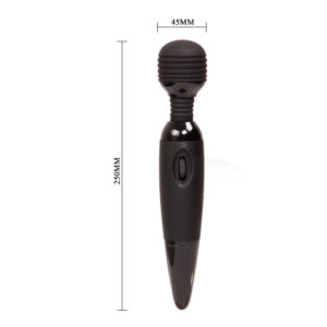 Baile Power Wand — Wand Massager, Silicone, Black — Handheld Massagers — view 3