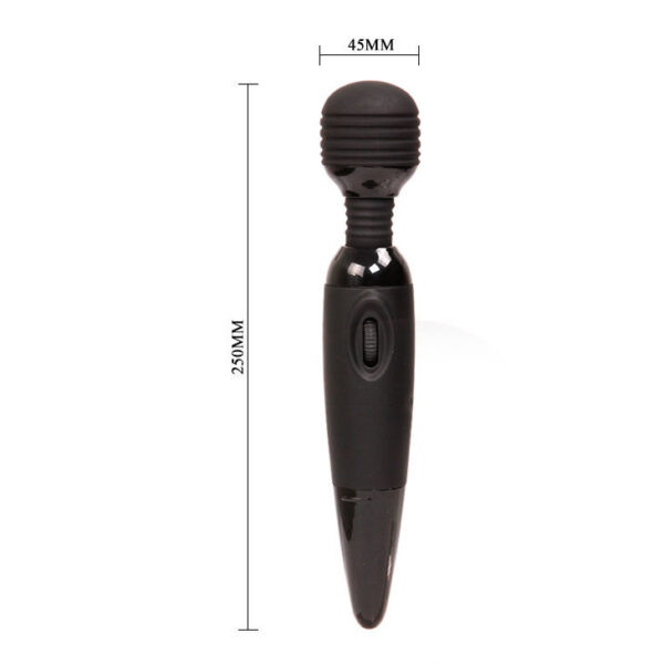 Baile Power Wand — Wand Massager, Silicone, Black — Handheld Massagers — view 3
