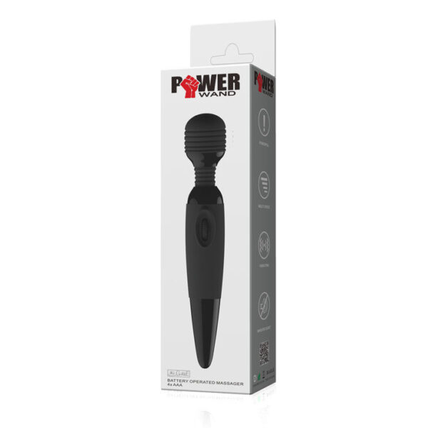 Baile Power Wand — Wand Massager, Silicone, Black — Handheld Massagers — view 6