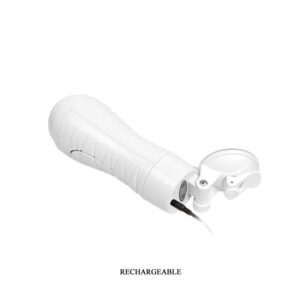 Crazy Bull Flora White — Vibrating Masturbator, Rechargeable — Vibrating Strokers — view 4