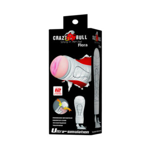 Crazy Bull Flora White — Vibrating Masturbator, Rechargeable — Vibrating Strokers — view 2