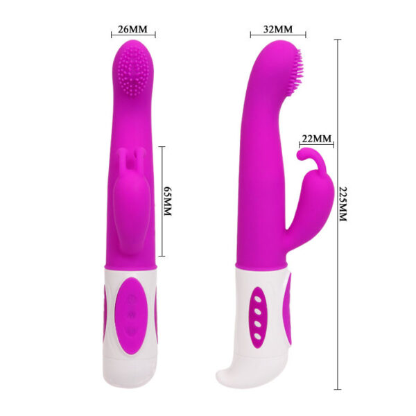 Pretty Love Smart Hugh — Rabbit Vibrator, Silicone, Lilac — Clitoral Stimulators — view 6