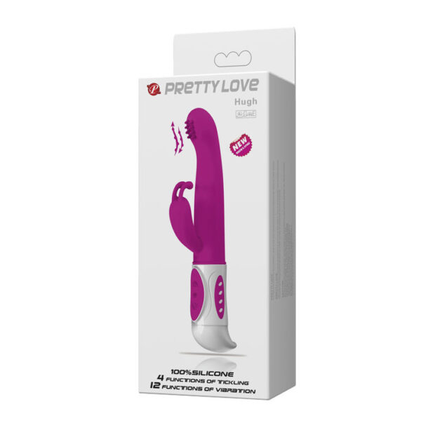 Pretty Love Smart Hugh — Rabbit Vibrator, Silicone, Lilac — Clitoral Stimulators — view 9