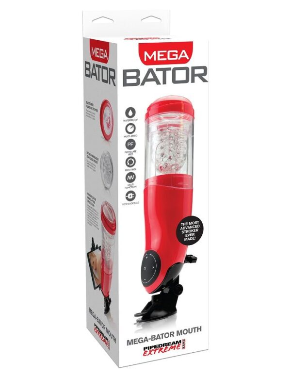 Extreme Toyz Mega-Bator — Automatic Masturbator, Red — Automatic Masturbators — view 11