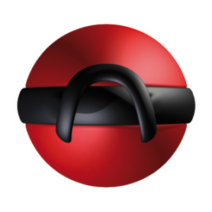 Joydivision Joyballs Single Ball — Kegel Balls, Red — Kegel Balls & Ben Wa Balls — view 2