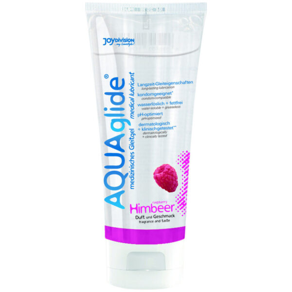 Joydivision Aquaglide Raspberry — Flavoured Lubricant, 100 ml — Flavored Lubricants