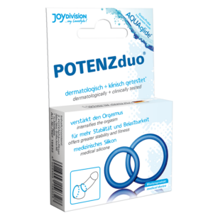 Joydivision Potenzduo — Cock Ring, M, Blue — Classic Cock Rings — view 2
