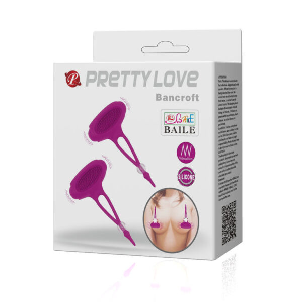 Pretty Love Bancroft — Nipple Vibrator, Silicone — Nipple Toys — view 8