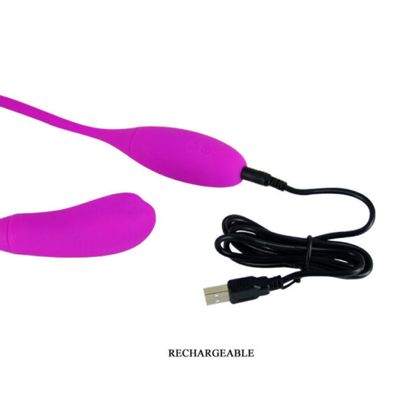 Pretty Love Smart Snaky Vibe Tickling — Vibrator, Rechargeable — Couples — view 6