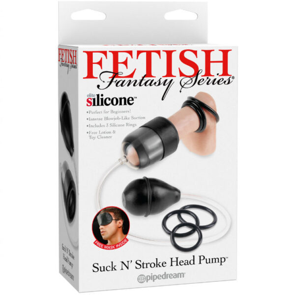 Fetish Fantasy Series Suck N Stroke — Penis Pump, Silicone — Penis Accessories