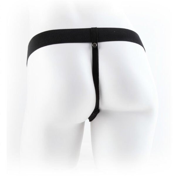 Fetish Fantasy Series — Hollow Strap-On, 22.9 cm, Brown — Hollow Strap-Ons — view 4