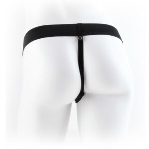 Fetish Fantasy Series — Vibrating Strap-On, 27.9 cm, Natural — Hollow Strap-Ons — view 4