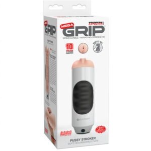 Extreme Toyz Mega Grip — Vibrating Masturbator, Vagina — Vibrating Strokers — view 3