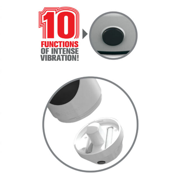Extreme Toyz Mega Grip — Vibrating Masturbator, Vagina — Vibrating Strokers — view 5