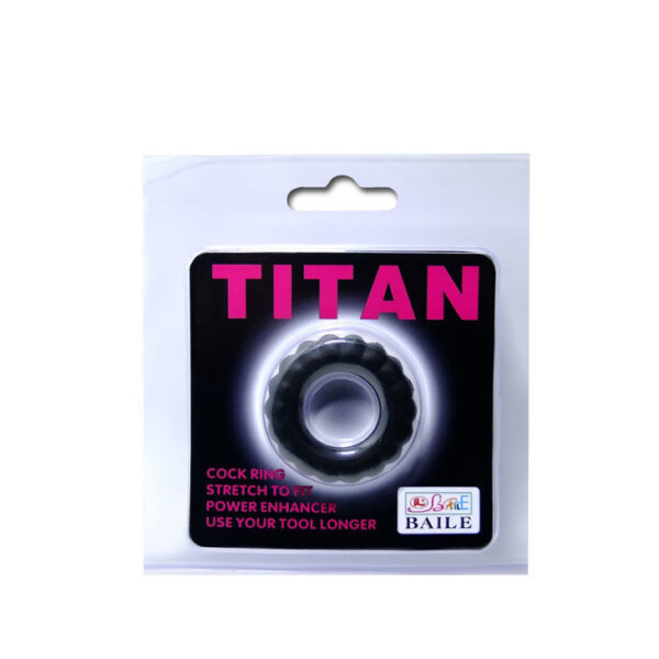 Baile Titan — Cock Ring, Silicone, 2 cm, Scalloped Edge — Classic Cock Rings — view 5
