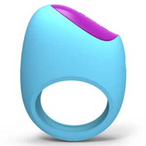 LELO Picobong Remoji Lifeguard — Vibrating Cock Ring, Blue — Cock Rings
