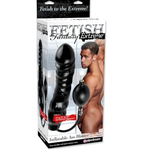 Fetish Fantasy Extreme Ass Blaster — Inflatable Dildo, Black — Anal