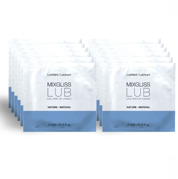 Mixgliss Lub — Water-Based Lubricant, 12 x 4 ml — Lubes