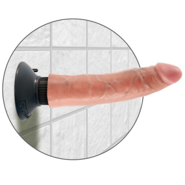 King Cock — Realistic Vibrator, 17.78 cm, Flesh — Realistic Vibrators — view 4