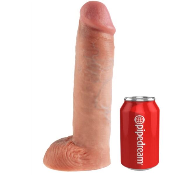King Cock — Hollow Strap-On, 28 cm, Flesh — Hollow Strap-Ons — view 6