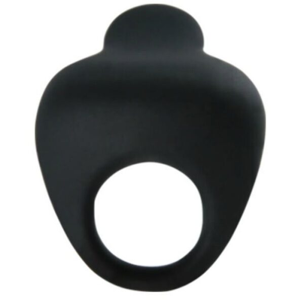 Pretty Love Thimble — Vibrating Cock Ring, Silicone, Black — Cock Rings — view 2