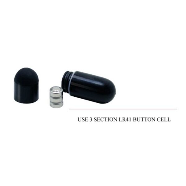 Pretty Love Thimble — Vibrating Cock Ring, Silicone, Black — Cock Rings — view 6