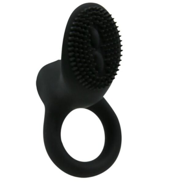 Pretty Love Cobra — Vibrating Cock Ring, Silicone, Black — Cock Rings