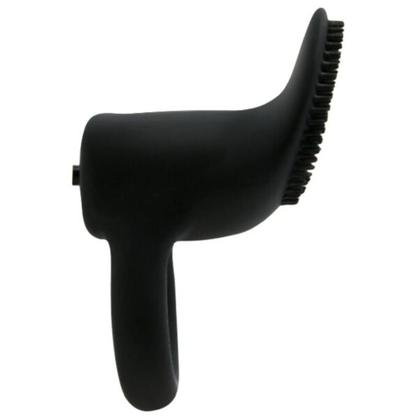Pretty Love Cobra — Vibrating Cock Ring, Silicone, Black — Cock Rings — view 3