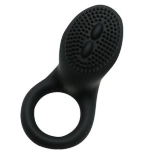 Pretty Love Cobra — Vibrating Cock Ring, Silicone, Black — Cock Rings — view 4