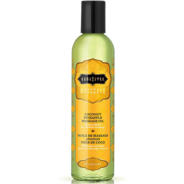 Kamasutra Naturals — Massage Oil, 236 ml, Piña Colada — Body Massage Oils