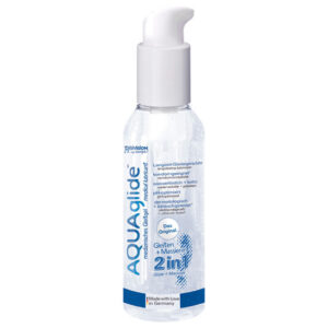 Joydivision Aquaglide 2-in-1 — Water-Based Lubricant, 125 ml — Body Massage Oils