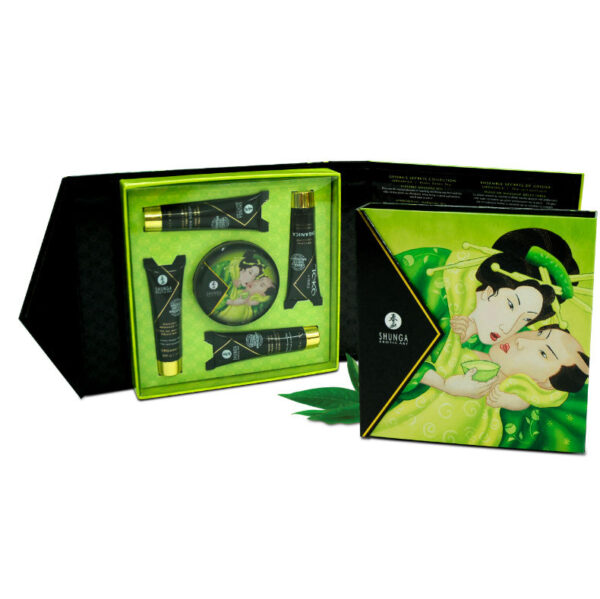 Shunga Secret Geisha Organic Green Tea — Gift Set — Massage Kits & Gift Sets — view 2