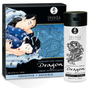 Shunga Dragon Sensitive — Intensifying Cream, 60 ml — Arousal Gels for Women
