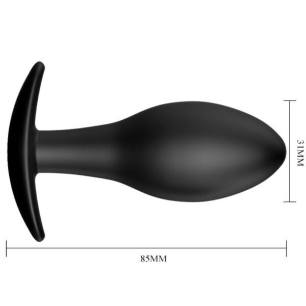Pretty Love Anchor — Butt Plug, Silicone, 8.5 cm, Black — Anal — view 5