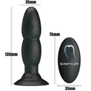 Pretty Love — Anal Vibrator, Rechargeable, Black — view 4