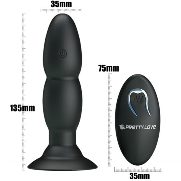 Pretty Love — Anal Vibrator, Rechargeable, Black — view 4