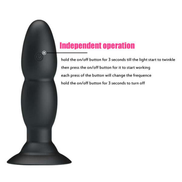 Pretty Love — Anal Vibrator, Rechargeable, Black — view 5