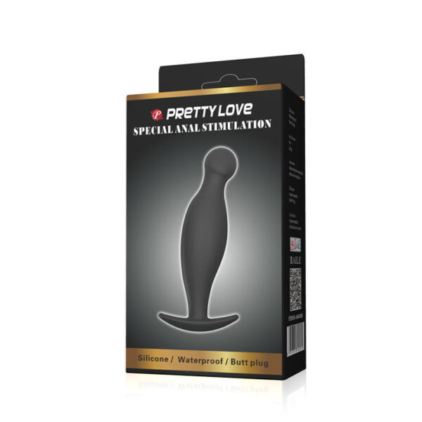 Pretty Love — Butt Plug, Silicone, 11.7 cm, Black — Anal — view 5
