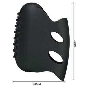 Pretty Love Flirtation Steward — Vibrator, Silicone, Black — Clitoral Stimulators — view 4