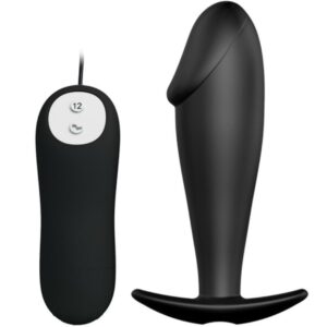 Pretty Love — Vibrating Butt Plug, Penis-Shaped — Anal
