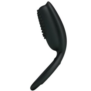 Pretty Love Esther — Vibrating Cock Ring, Silicone, Black — Cock Rings — view 3