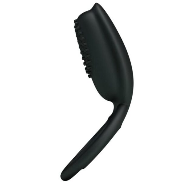Pretty Love Esther — Vibrating Cock Ring, Silicone, Black — Cock Rings — view 3