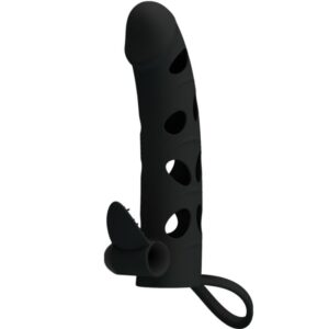 Pretty Love — Vibrating Penis Sleeve, Silicone — Couples